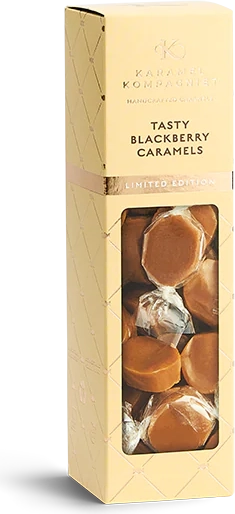 tasty blackberry/brombær caramels - limited edition