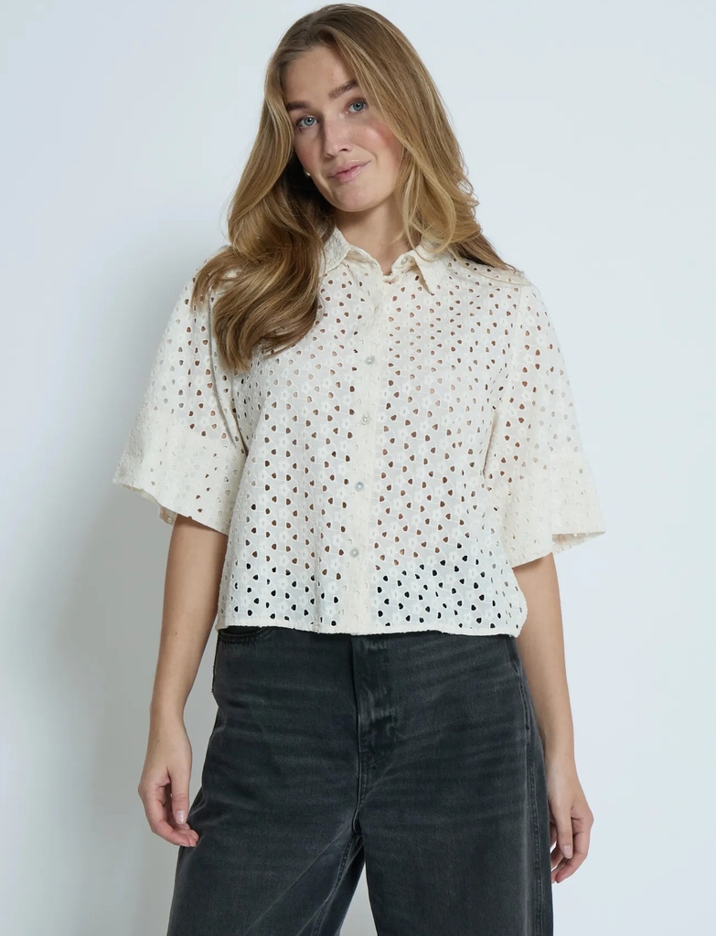 Peppercorn Pchaze Shirt - Cream - 36