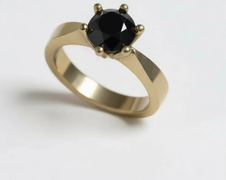 sort diamantring - 15013d116