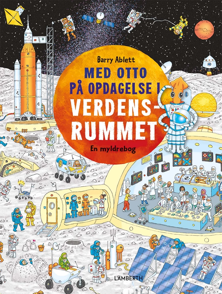 Med Otto på opdagelse i verdensrummet - Børnebog - Hardcover