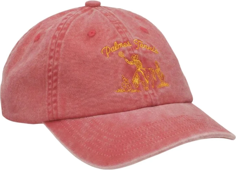 palmes western 6-panel cap red