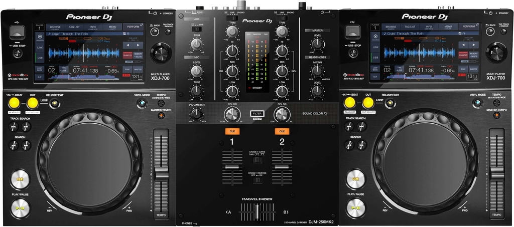 Pioneer DJ DJM-250 MK2 XDJ-700 Bundle