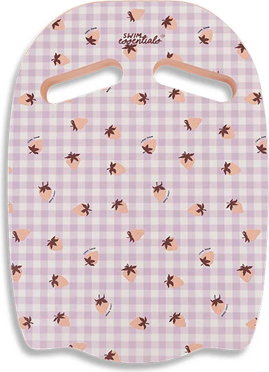 swim essentials, svømmebræt 39 cm - strawberry fields