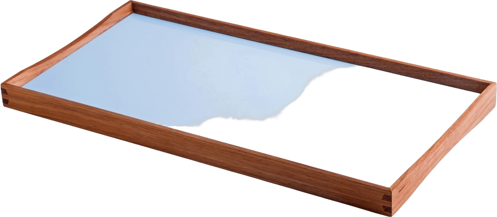 Architectmade Turning Tray Small, Black and Blue Black Desert And Angel Blue Str B45xL23cm - Serveringsbakker hos Magasin