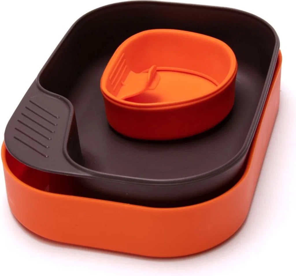 Wildo Camp-a-box Spise Tallerkensæt Basic Orange