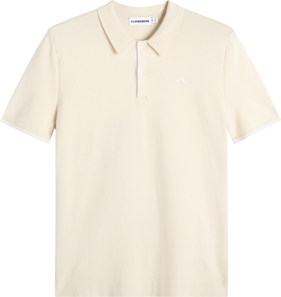 J.Lindeberg Matheo Knit Golf Polo - Grey
