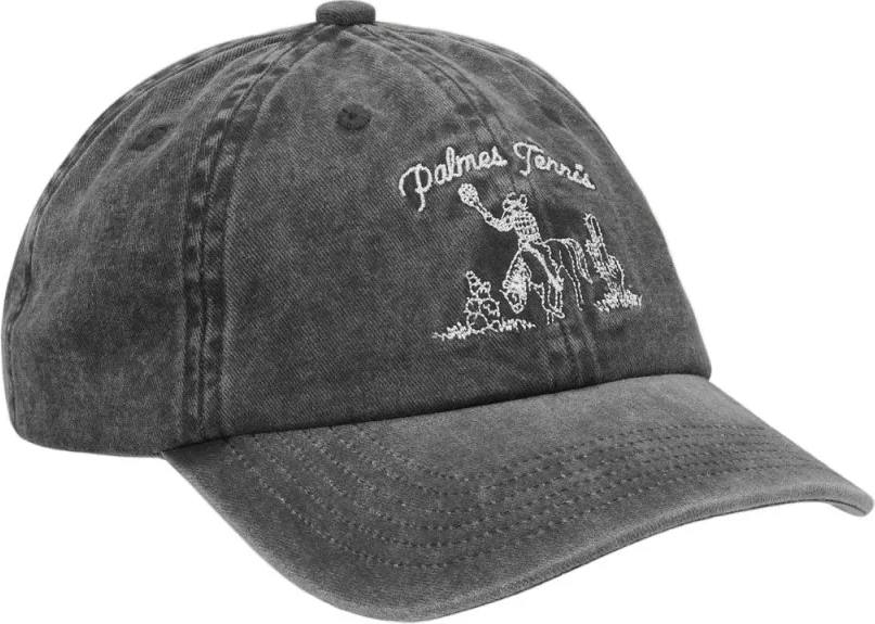 palmes western 6-panel cap charcoal