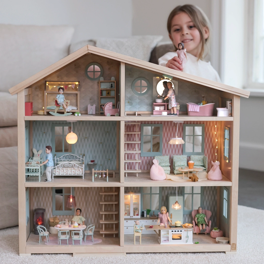 lundby dukkehus wonder house 3 etager