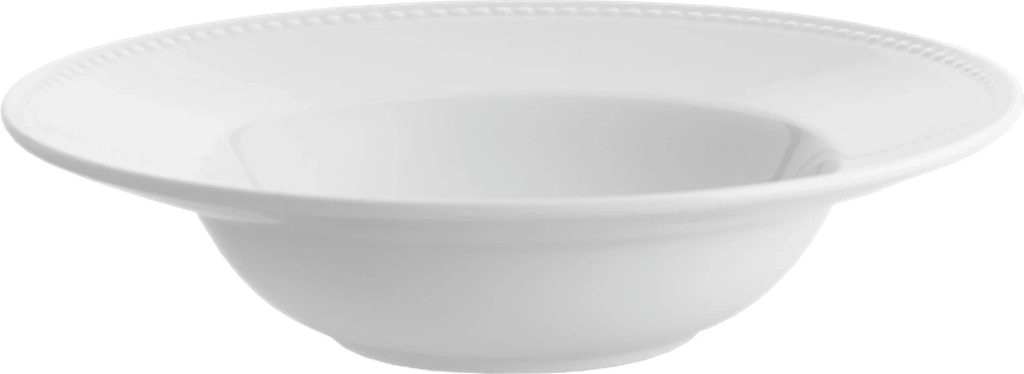 vista alegre perla dyb tallerken, hvid, ø24,4 cm