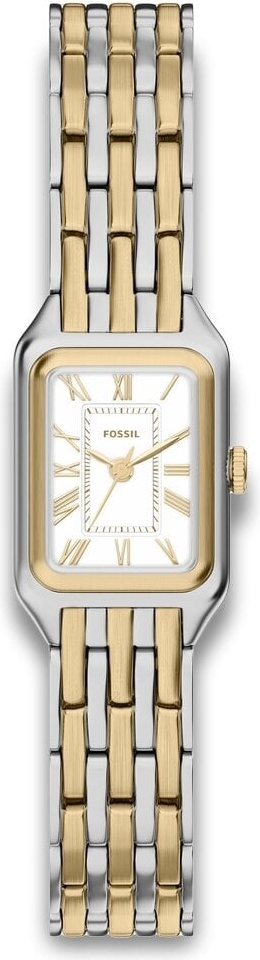 Fossil Raquel Mini Rectangular White Dial Watch ES5468