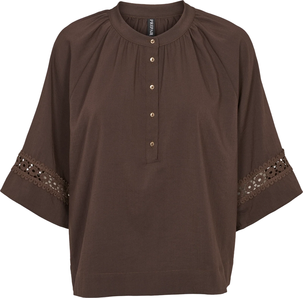 rosaline blouse / 3000 - brown