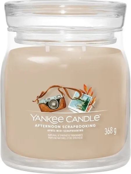 Yankee Candle Signature Medium Jar Afternoon Scrapbooking 368g