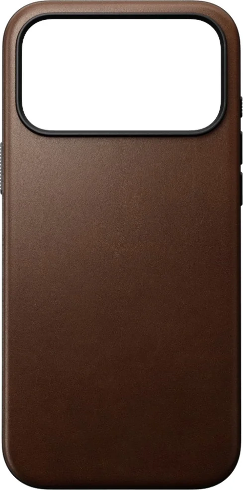 iPhone 18 Pro Max Nomad Traditional Leather Bagside Cover - MagSafe Kompatibel - Brown