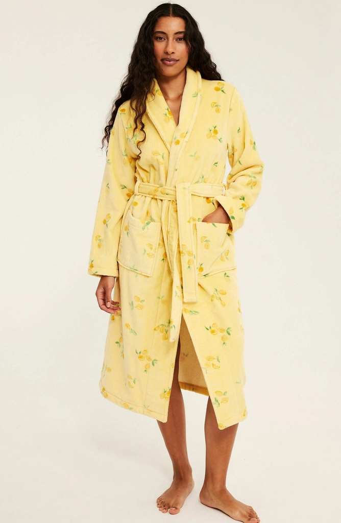 kappahlterry cloth dressing gown - badekåber - light yellow