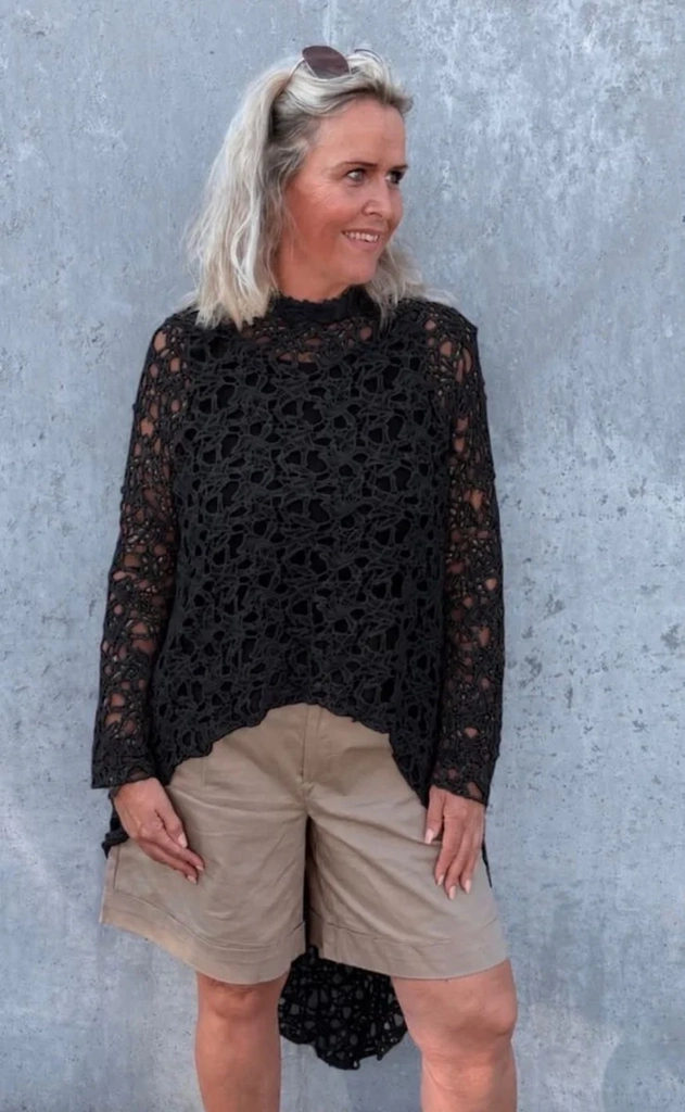 tim og simonsen tunika - fresa lace - black