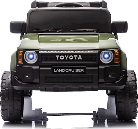 toyota prado elbil til børn - armygrøn