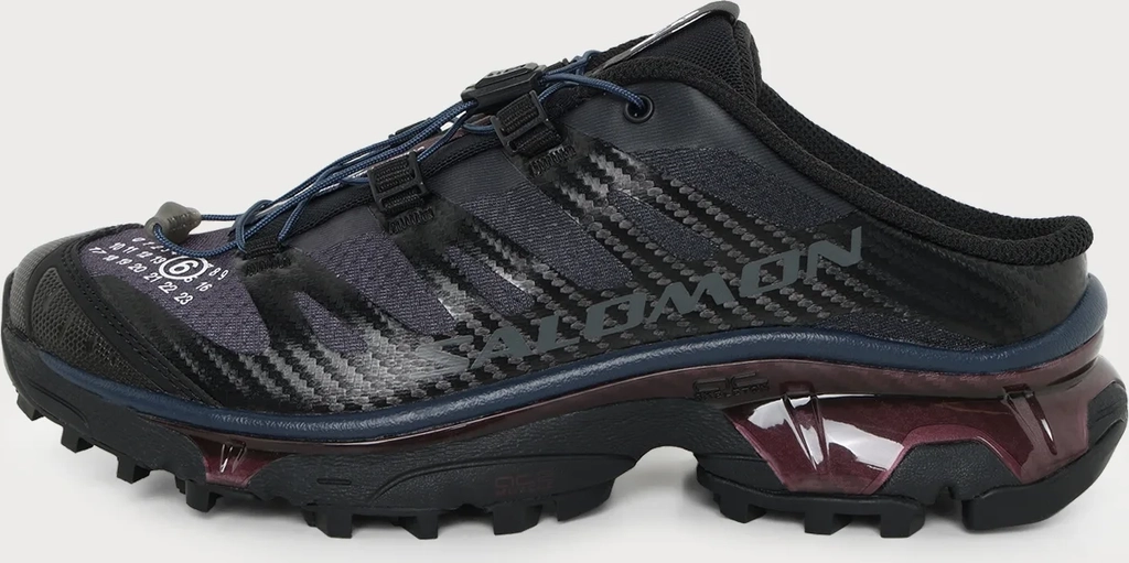 mm6 maison margielaxt mule 4 mm6 salomon - sneakers - black/nine iron/hunkle berry violet