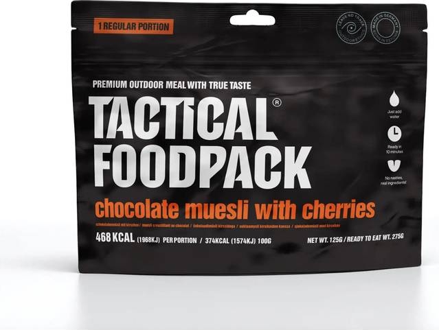 Tactical Foodpack Chocolate Muesli Cherries Food