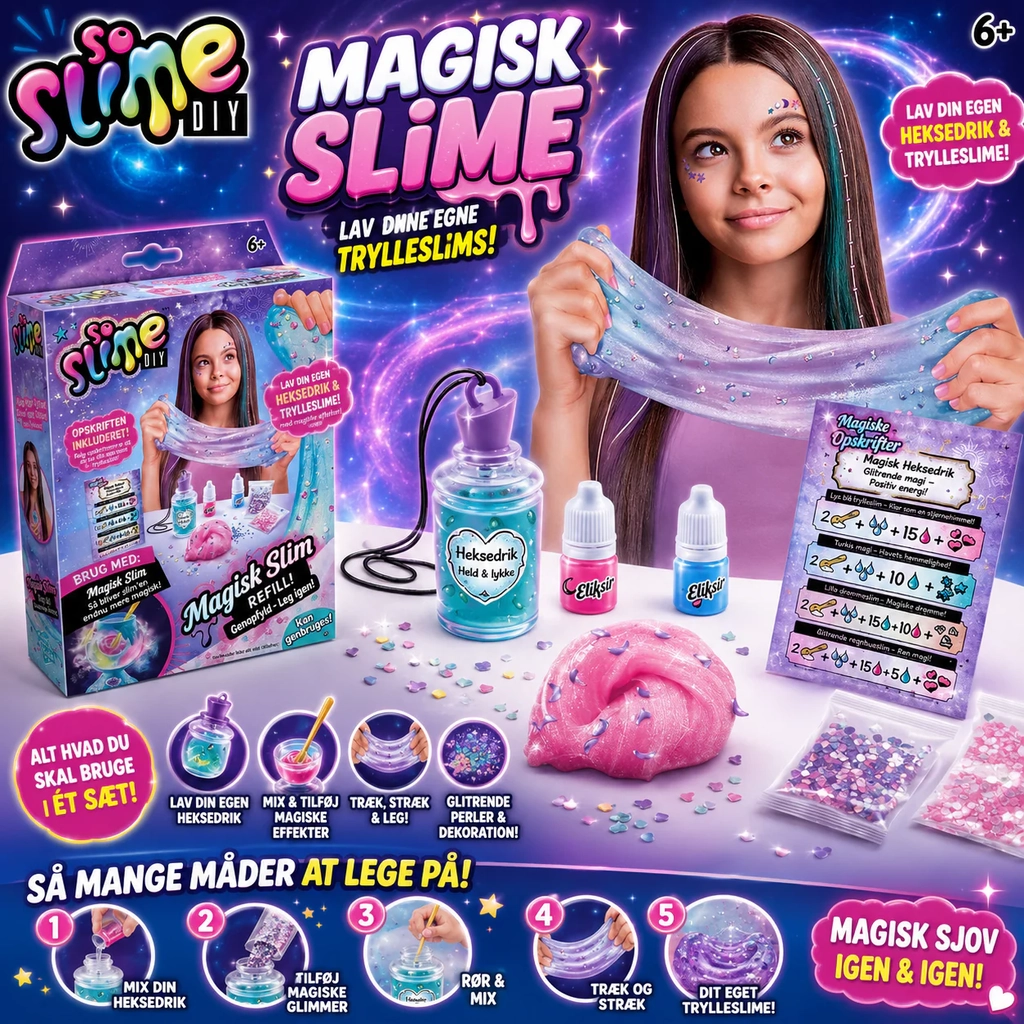 Slime Magic Refill Sæt 18 x 24 cm