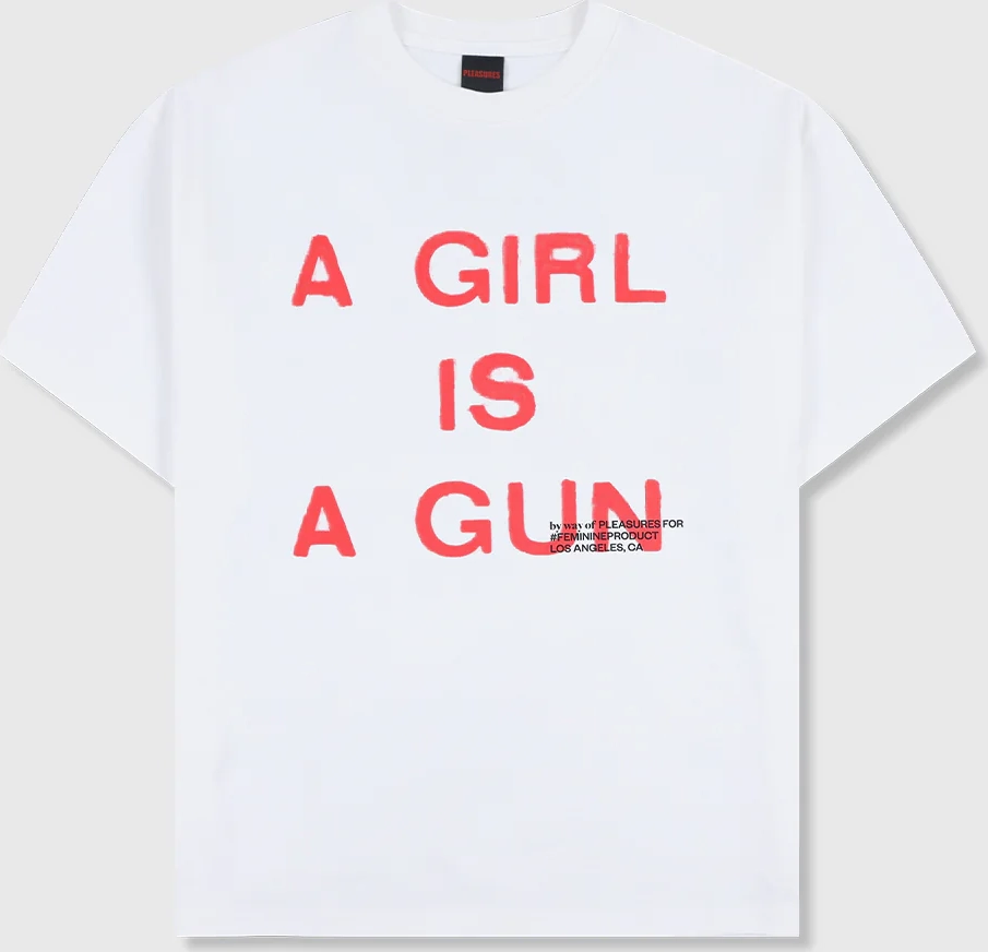 girl is a gun t-shirt
