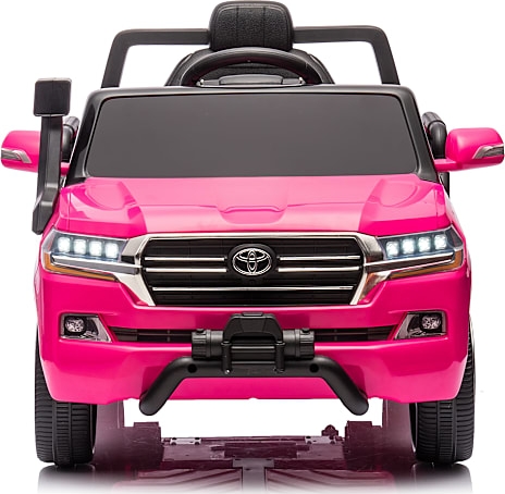 toyota land cruiser elbil til børn - pink