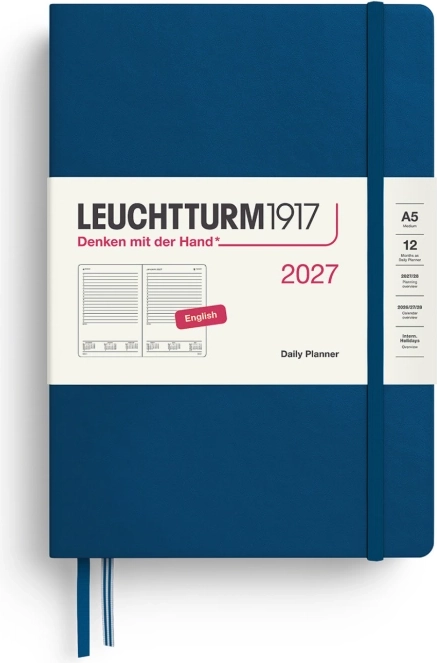 kalender daily planner 2027 a5 indigo