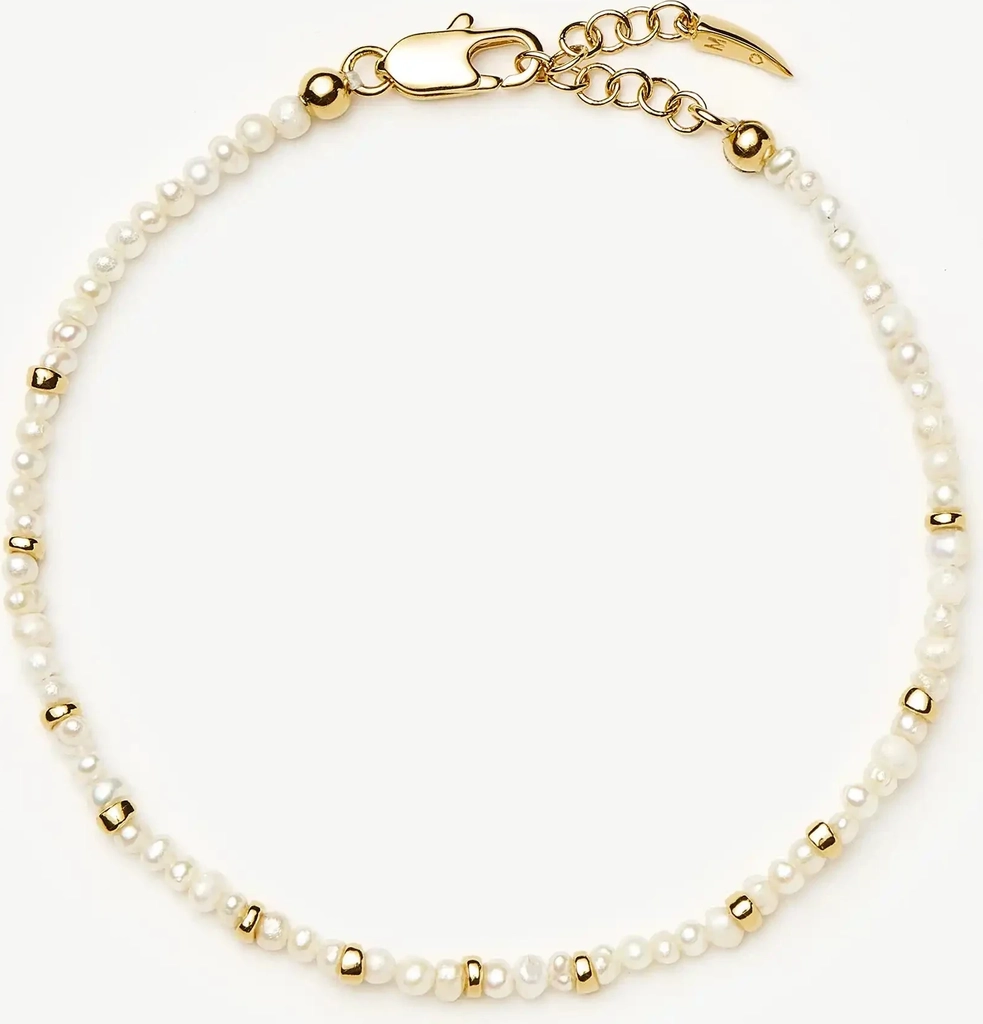 micro pearl beaded bracelet