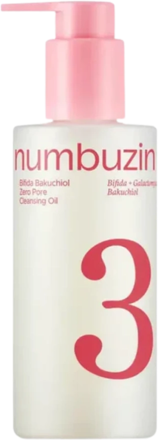 no. 3 bifida bakuchiol zero pore cleansing oil