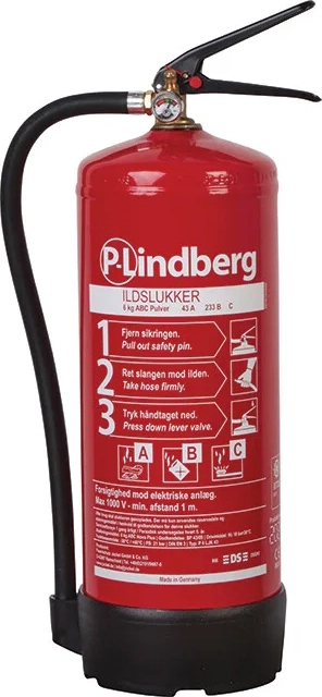 P.Lindberg Pulverslukker 6 Kg