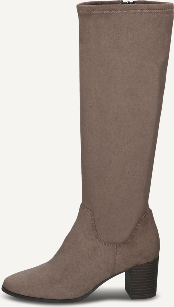 CAPRICE Boots, brown, made of Textiles with Block heel, Size 41