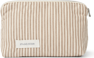 Studio Feder Celia Mini Toiletry Bag - Brown BeachStripe