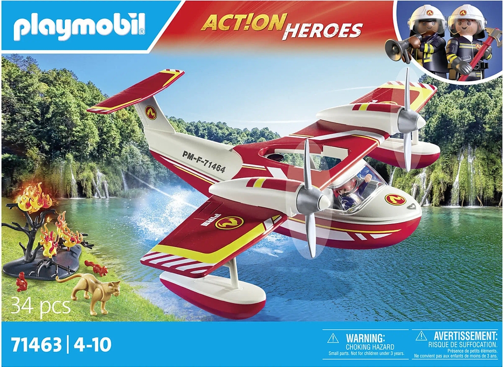 PLAYMOBIL Playmobil Brandslukningsfly M/ Slukning - 71463 |Multi/patterned |One Size