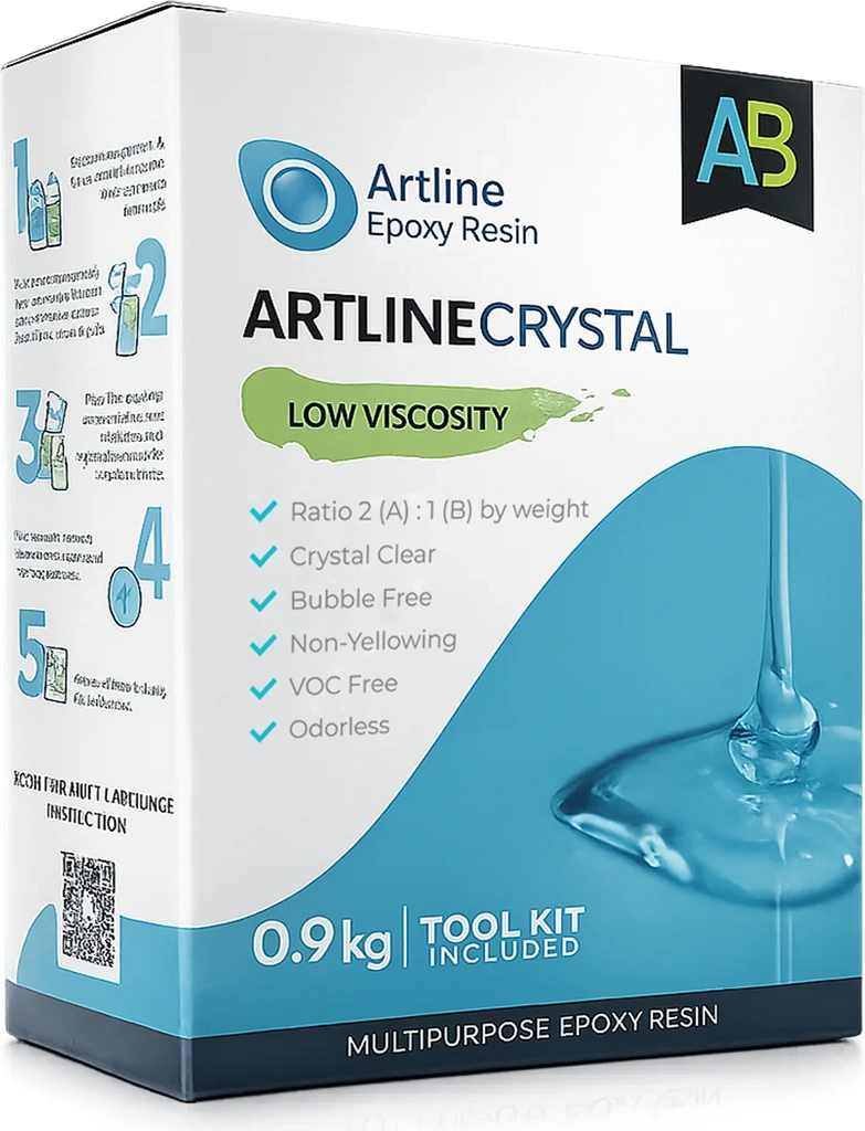 artline crystal - liquid epoxy resin for crystal clear castings