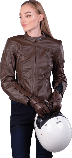 Course MC-Jakke Beemer Dame - Brun Dame