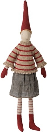 Maileg Nissepige 2026 Str 3 Strikket Sweater Julepynt