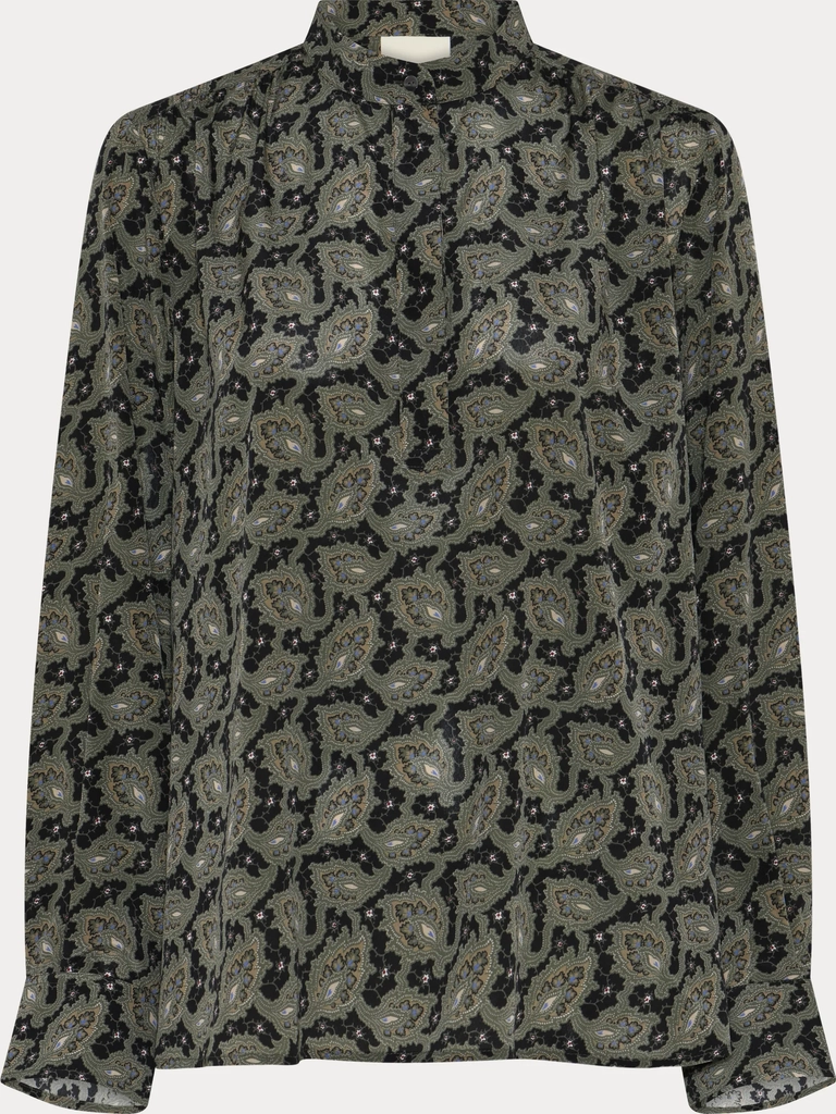 hmmalis skjorte - forest green print