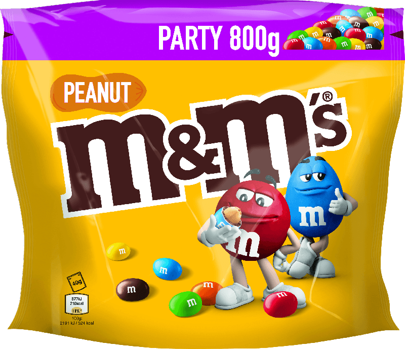 m & m's party peanut