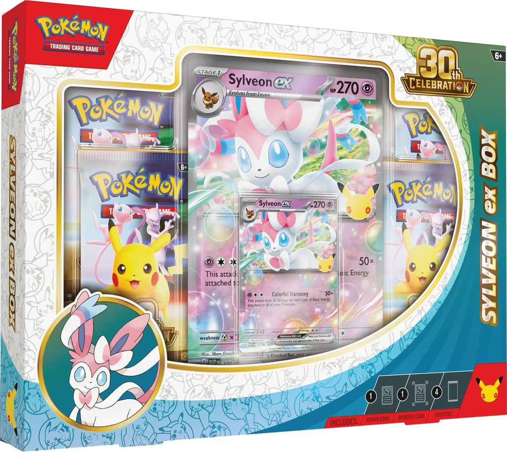 30th celebration sylveon ex box