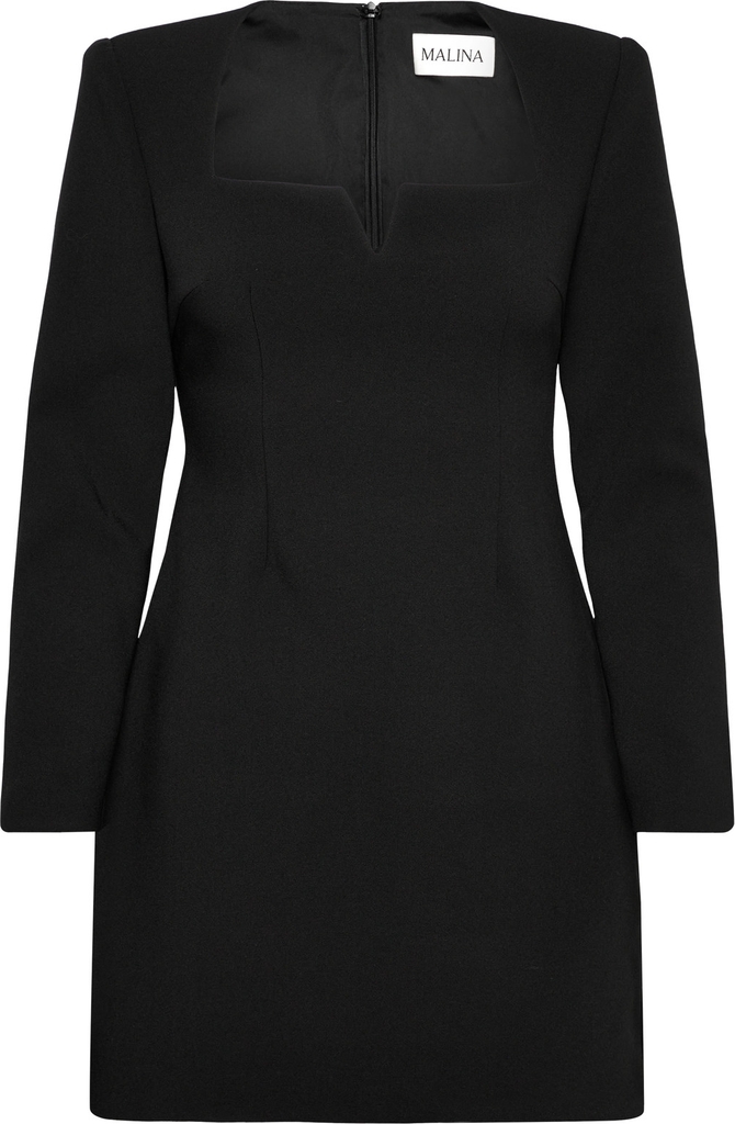 Malina | Sonja Detailed Neck Mini Dress | 34