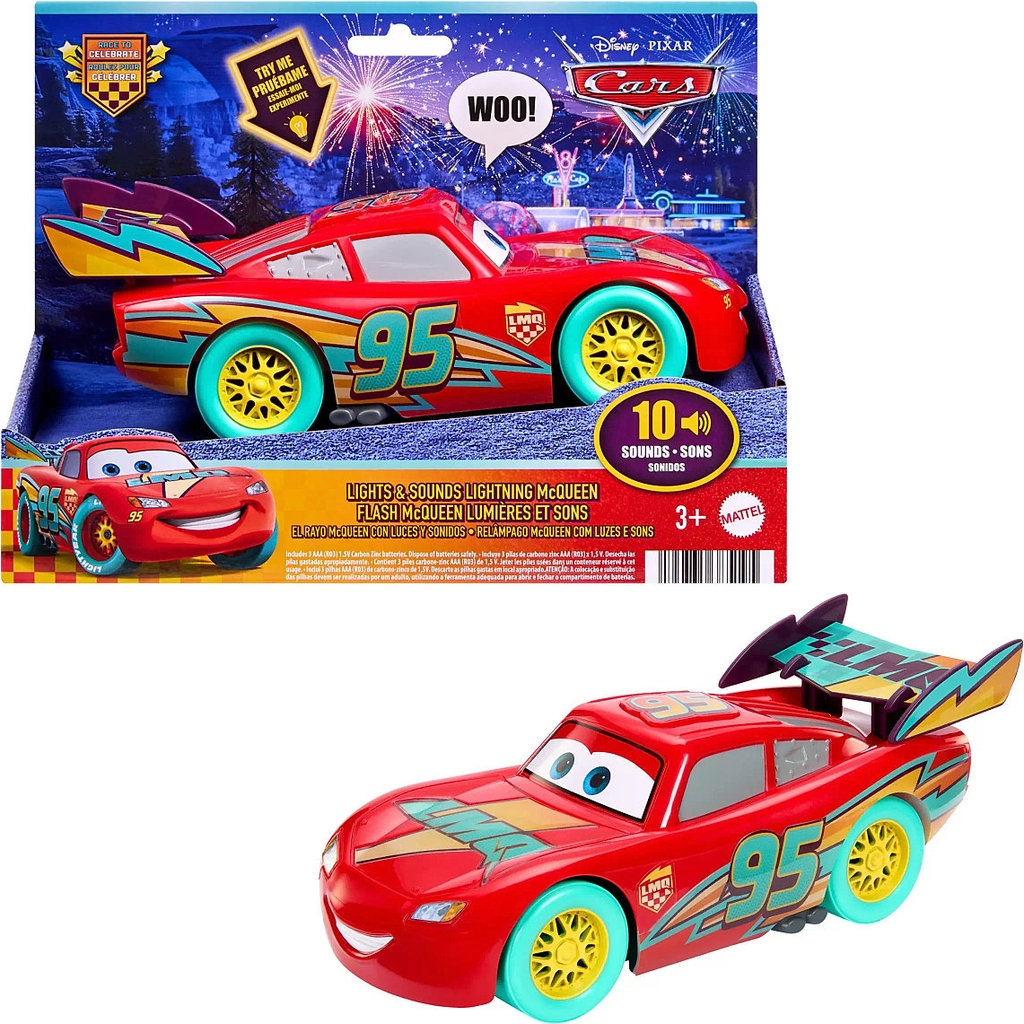 Cars Large-Scale Disney Pixar Lightning McQueen Toy Vehicle