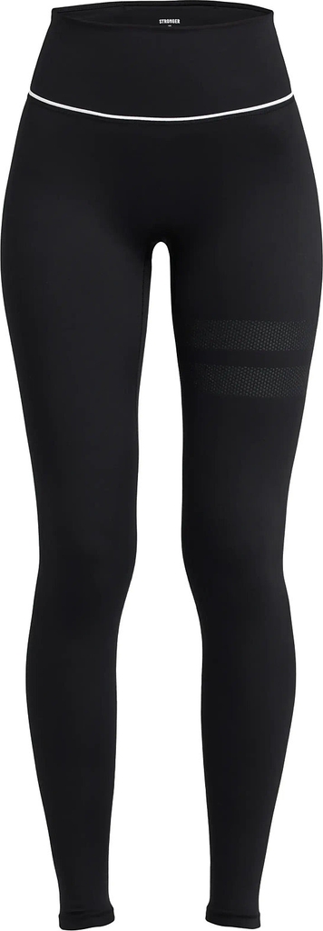 Stronger Signature Piping Leggings - Black