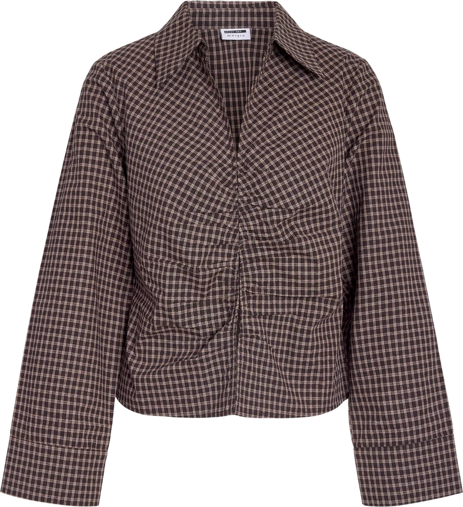 nmtrix shirt - chocolate brown