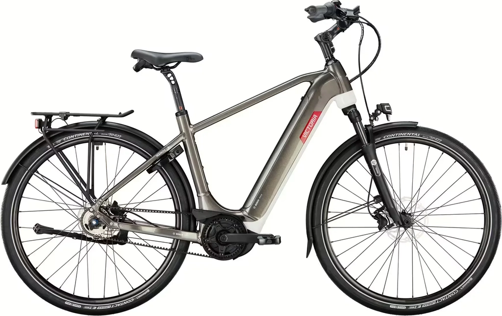 Victoria Elektro-Trekkingrad Manoc 3 Diamant Quartz Grey