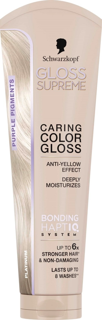 Schwarzkopf Gloss Supreme Caring Color Gloss Platinum 145 ml 145ml