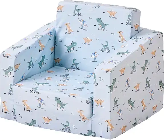 salling børnefoldestol med dinosaur motiver