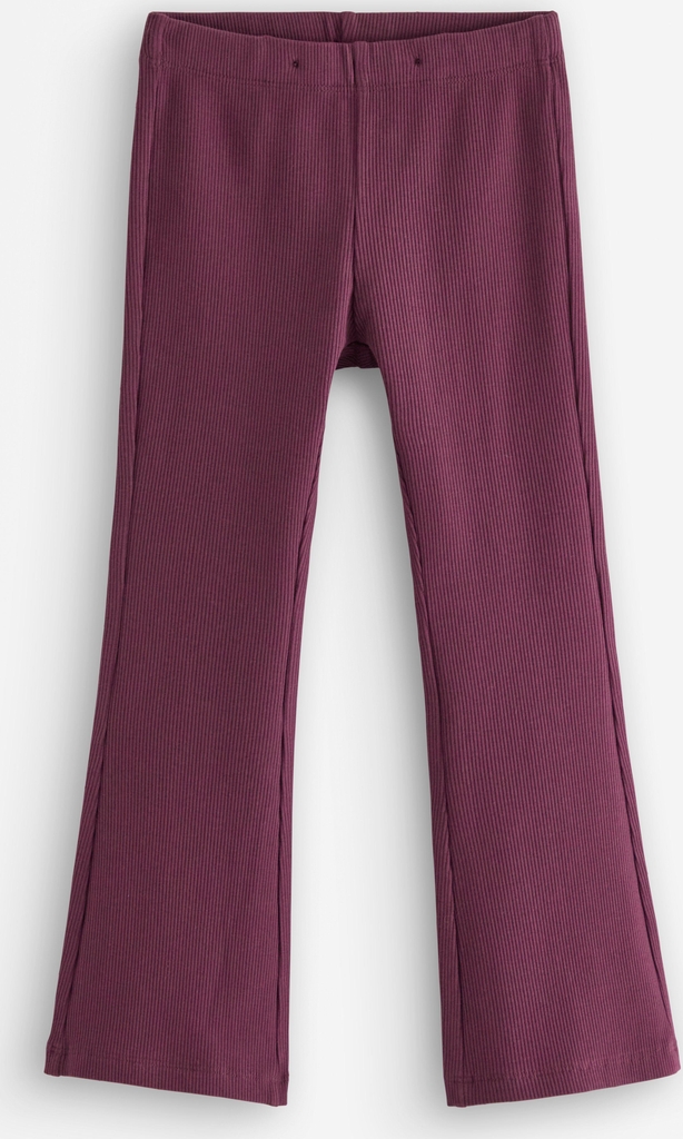 utsvängda ribbade leggings