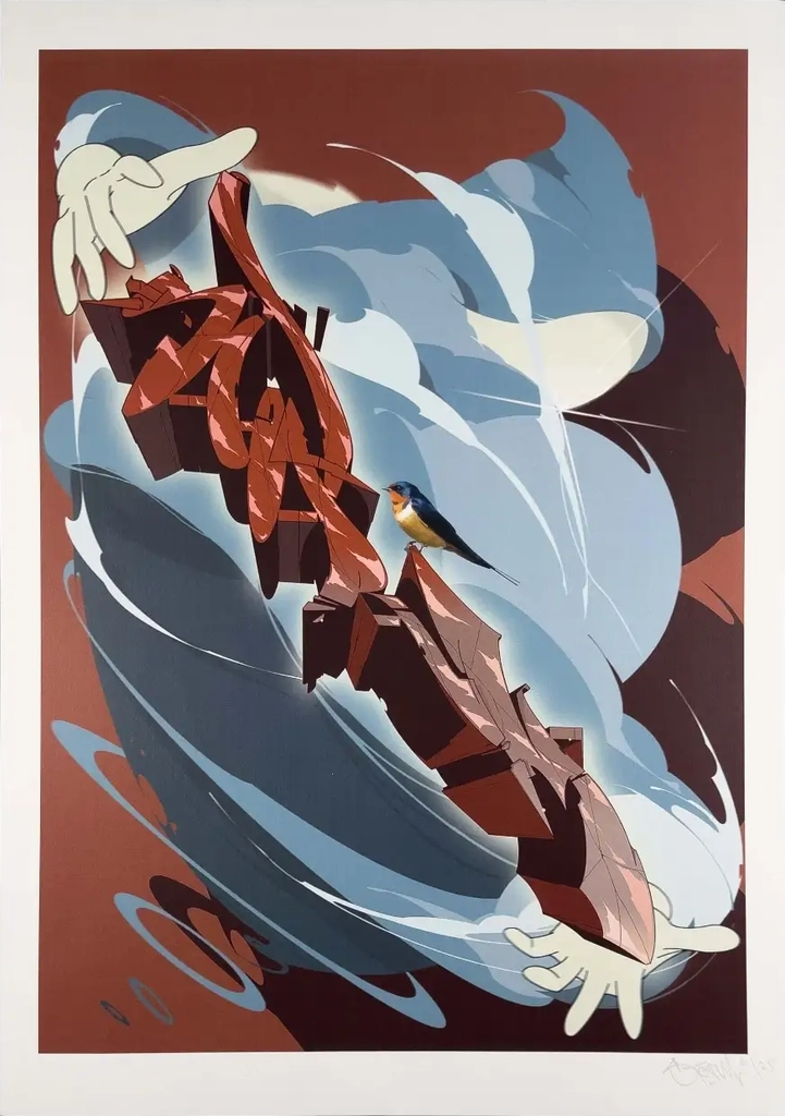 storm - in the eye of the storm, print (a2)