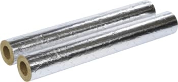 Rockwool 800 rørskål med tape til 28 mm rør, 20 mm isolasjonstykkelse, 1 meter