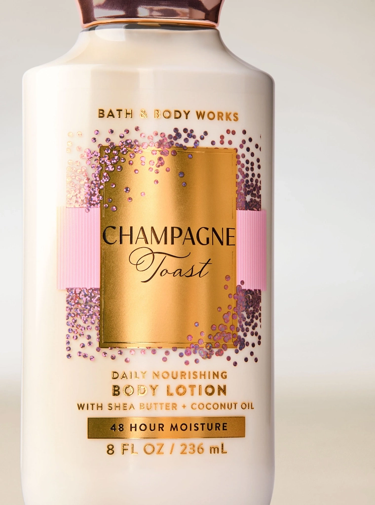 champagne toast body lotion
