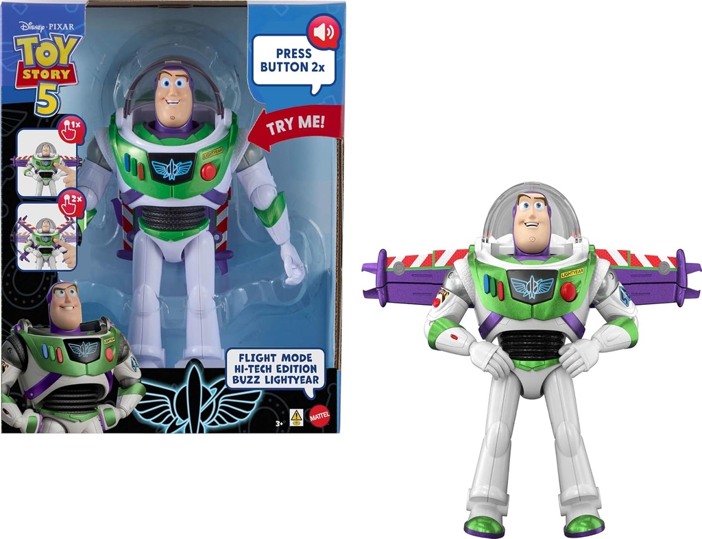 Disney Feature Lift Off Mult Buzz 30cm Dansk